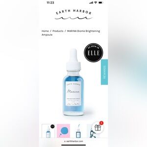 MARINA Biome Brightening Ampoule and night serum